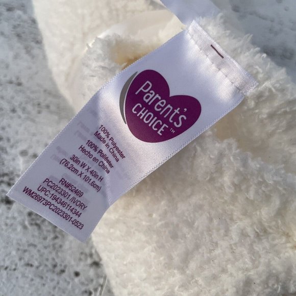 Parent Choice Baby Blankets White Cozy Knit Blanket Size 30x40 Inches New - Picture 5 of 8